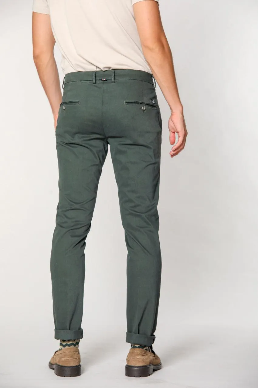 Torino Style man gabardine and cotton modal stretch chino pants slim sold by Mason's product image thumbnail 4