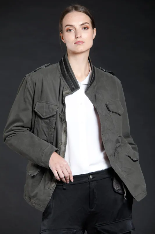 Icon Field woman jacket in stretch gabardine sold by Mason's