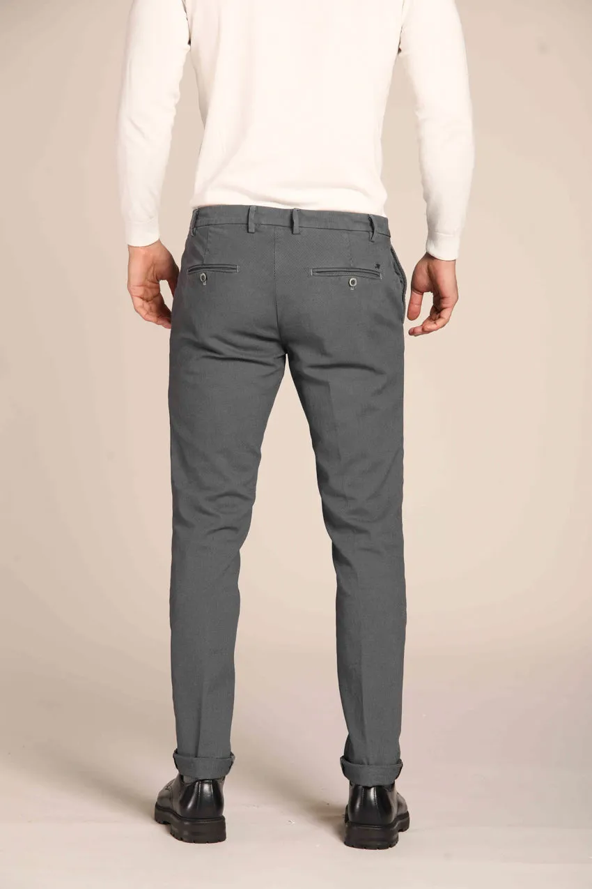 Milano men's chino pants with partridge eye pattern Extra Slim Fit sold by Mason's product image thumbnail 4