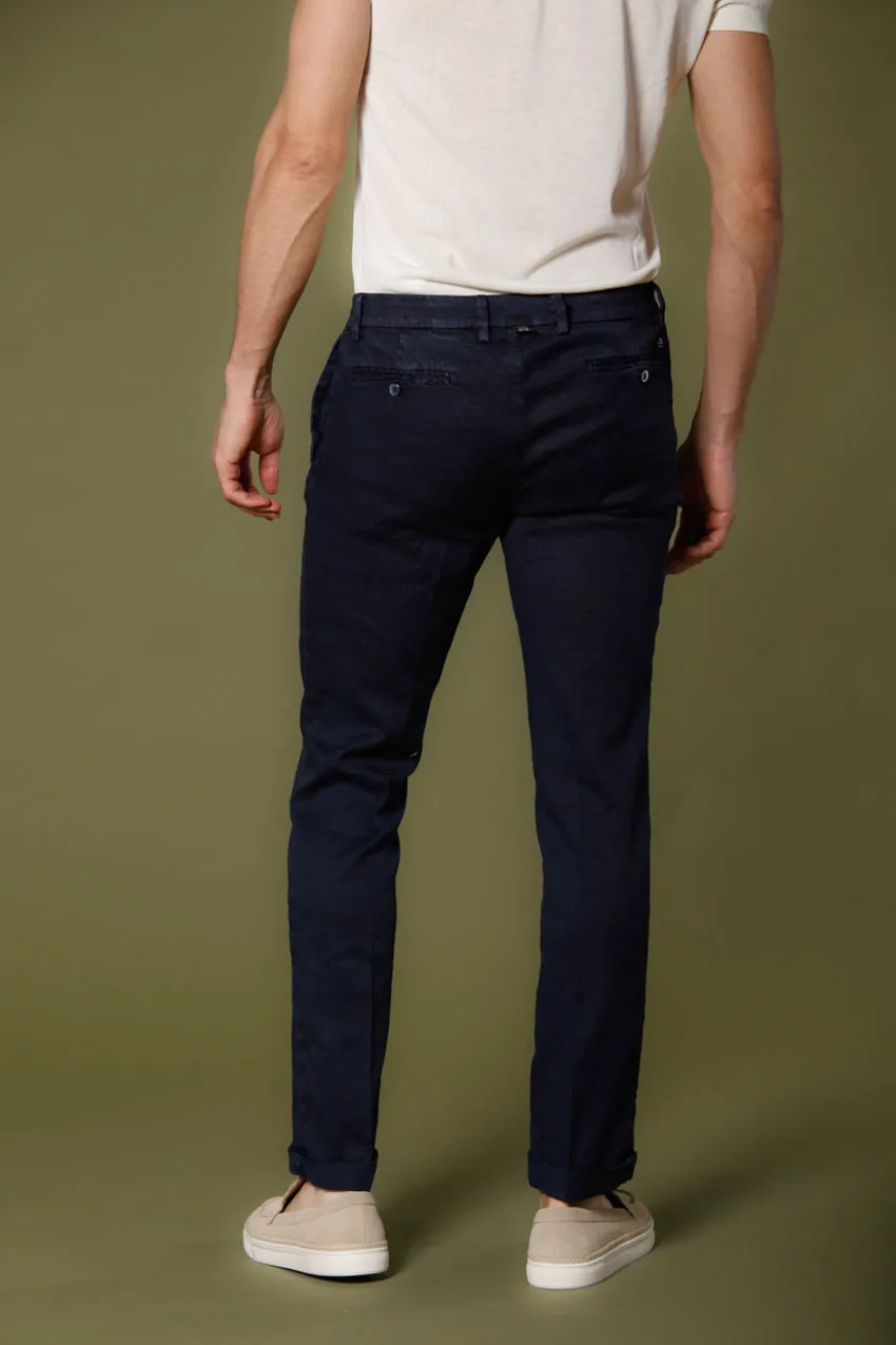 New York men's chino pants in cotton and linen regular sold by Mason's product image thumbnail 4