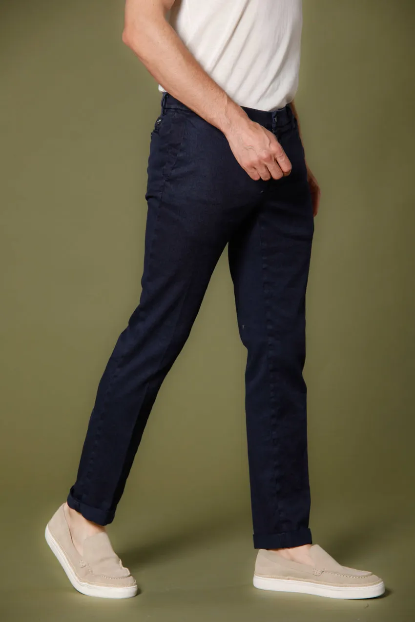 New York men's chino pants in cotton and linen regular sold by Mason's product image thumbnail 3