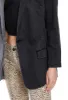 Letizia long woman blazer in satin with one button sold by Mason's