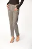 New York woman chino pants in smooth velvet resca pattern regular sold by Mason's