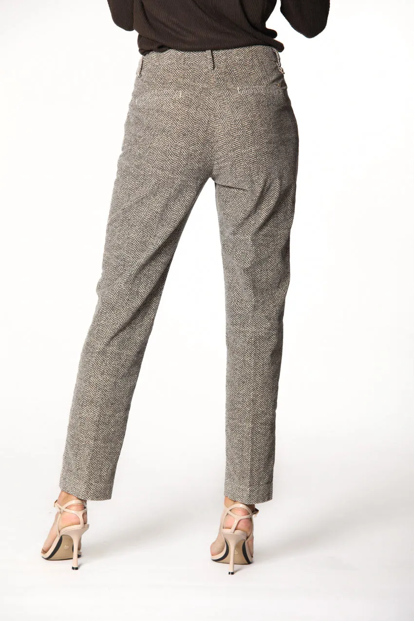 New York woman chino pants in smooth velvet resca pattern regular sold by Mason's product image thumbnail 4