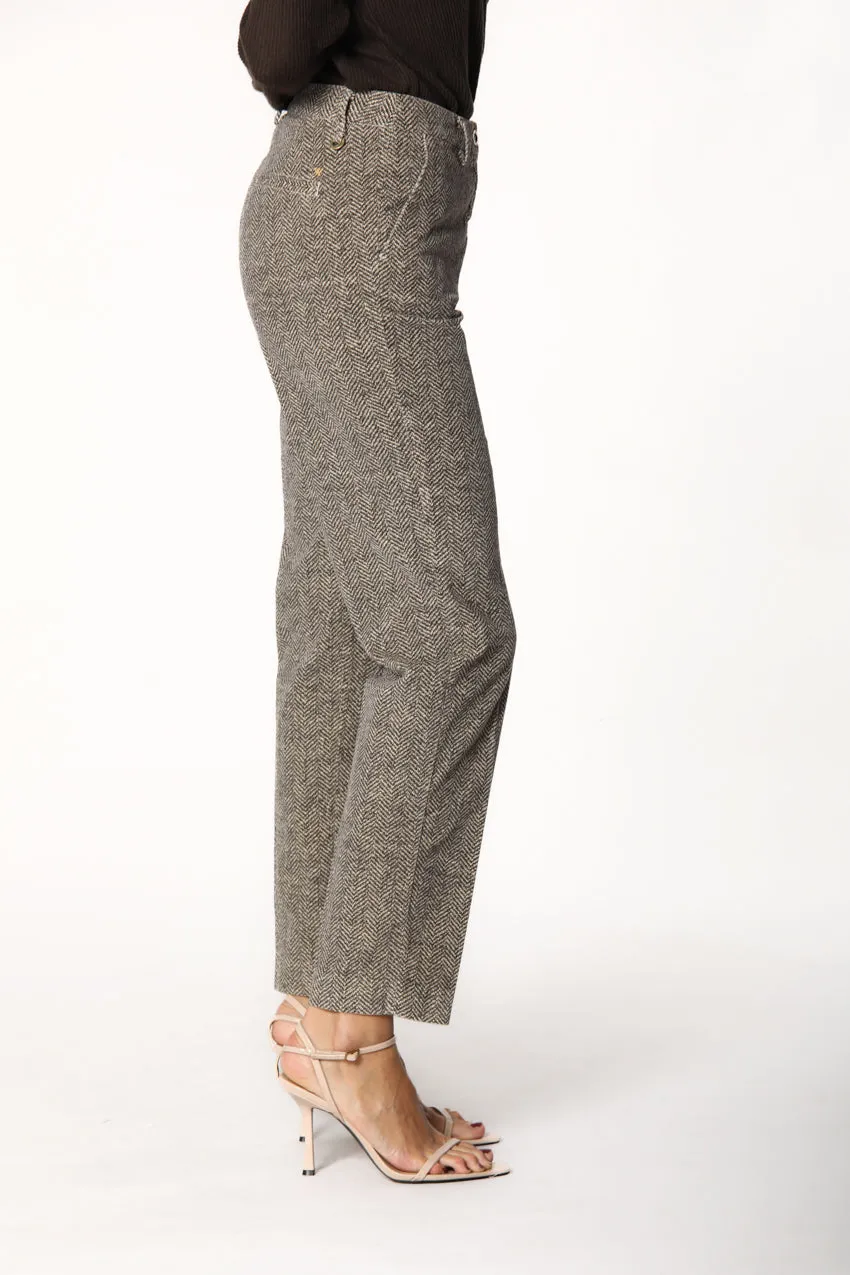 New York woman chino pants in smooth velvet resca pattern regular sold by Mason's product image thumbnail 3