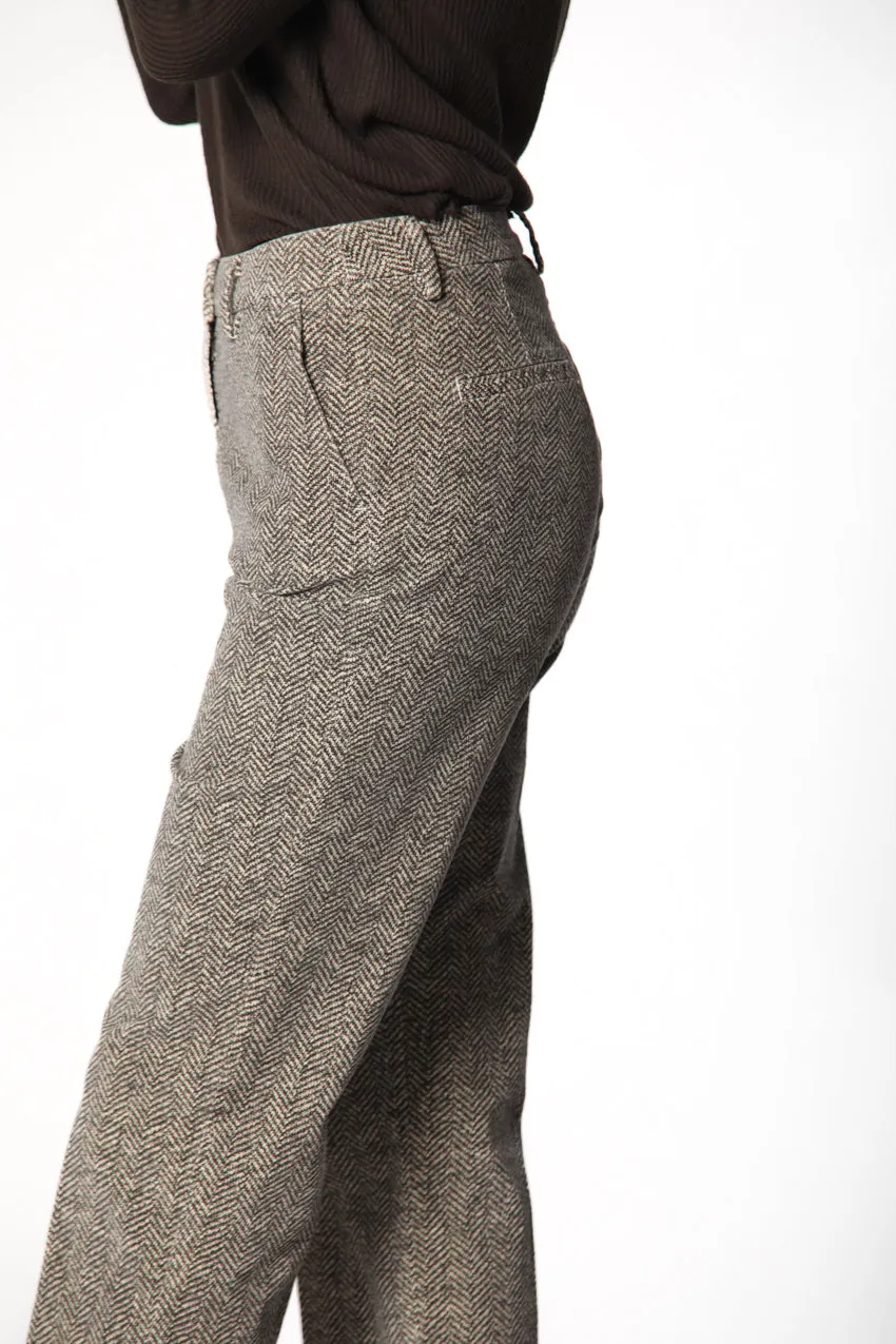 New York woman chino pants in smooth velvet resca pattern regular sold by Mason's product image thumbnail 2