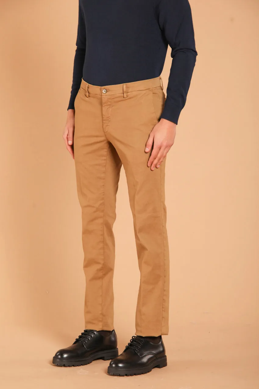 New York men's chino pants in gabardine stretch regular fit ① sold by Mason's
