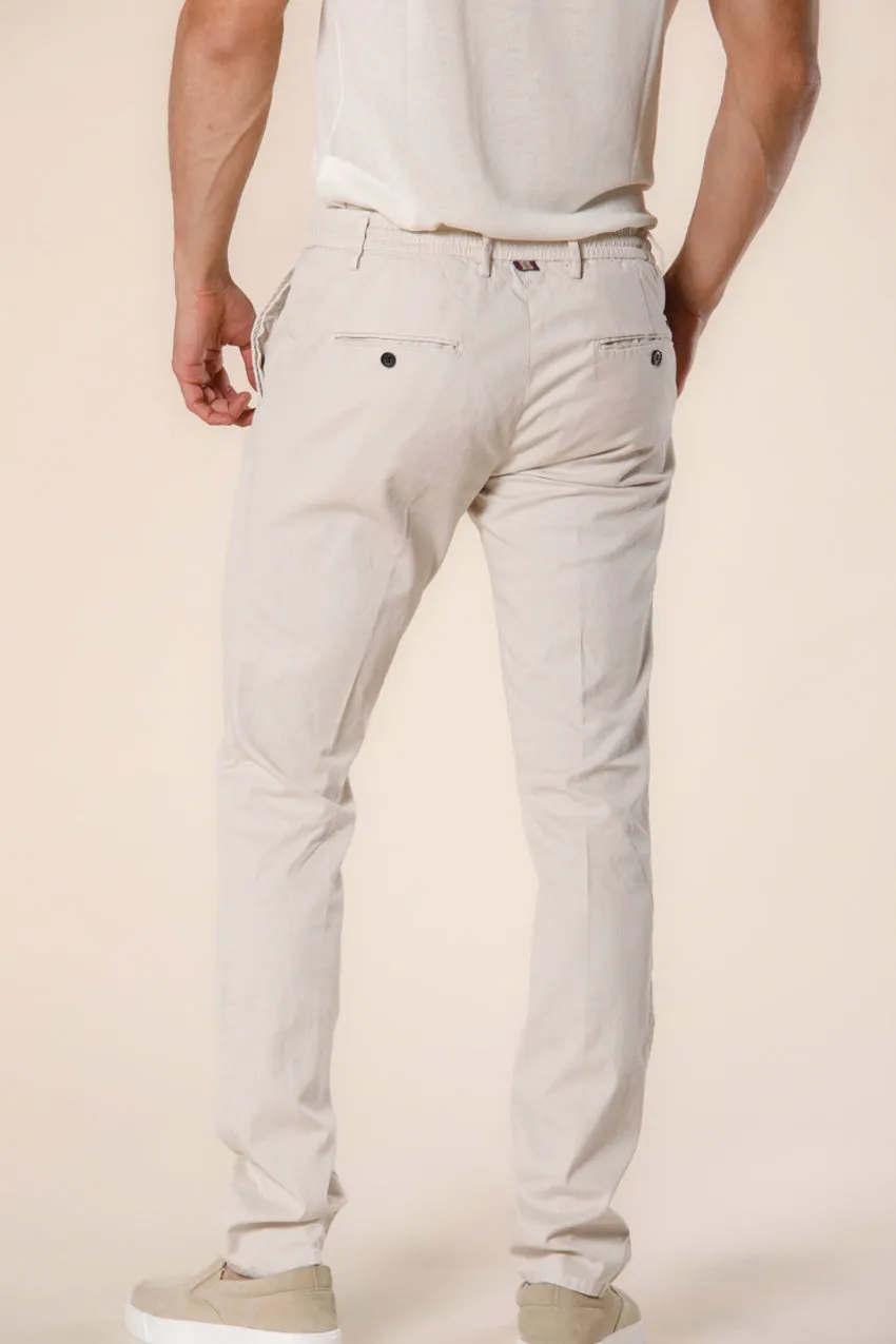 Milano Jogger men's chino jogger in cotton and tencel extra slim sold by Mason's product image thumbnail 4