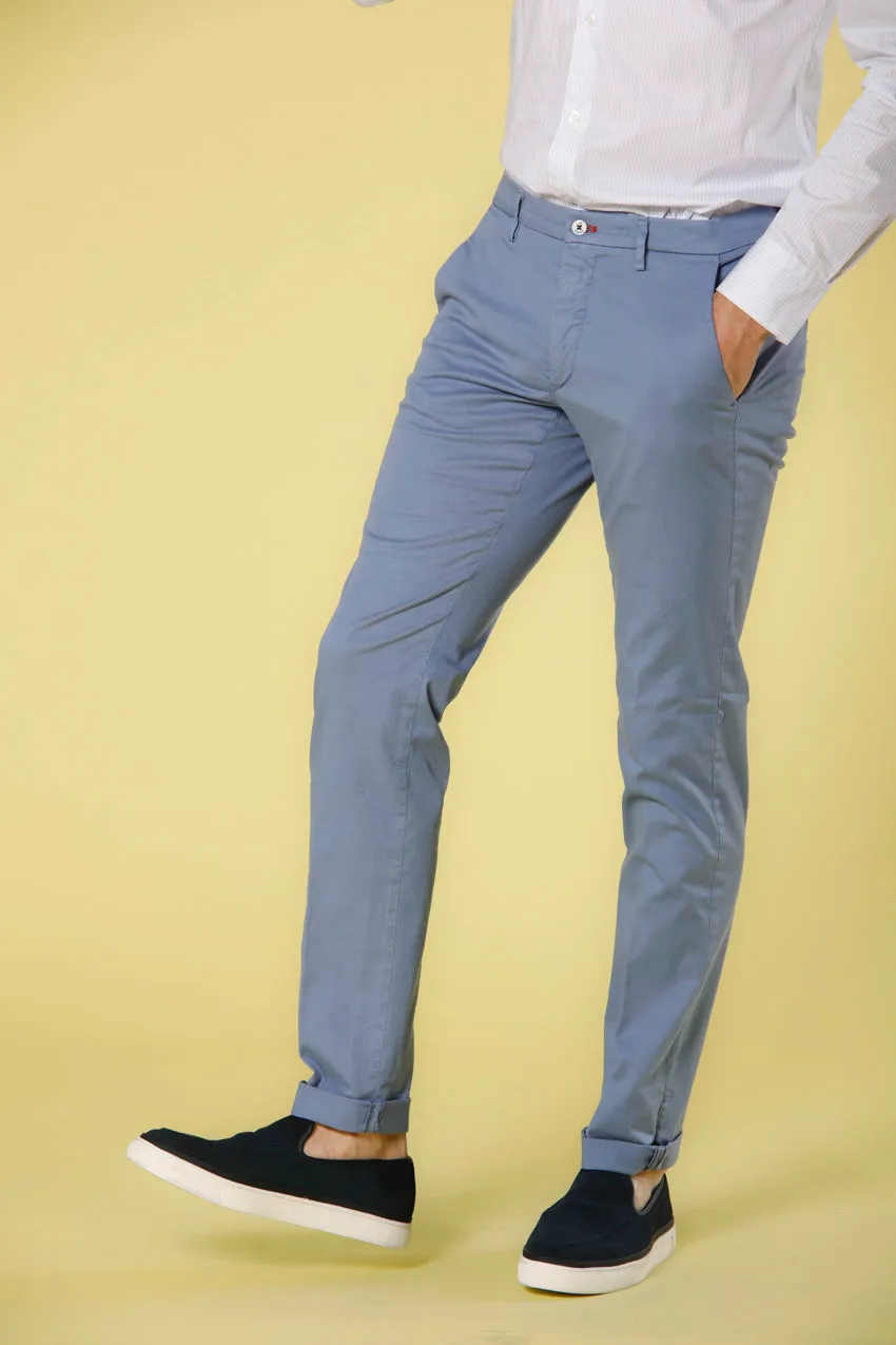 Torino Summer Color men's chino pants in cotton and tencel slim sold by Mason's product image thumbnail 4