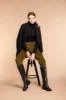 New York woman chino pants in smooth velvet resca pattern regular sold by Mason's