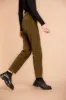 New York woman chino pants in smooth velvet resca pattern regular sold by Mason's