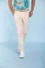Torino Summer man chino pants in cotton with ribbon on belt slim sold by Mason's