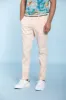 Torino Summer man chino pants in cotton with ribbon on belt slim sold by Mason's