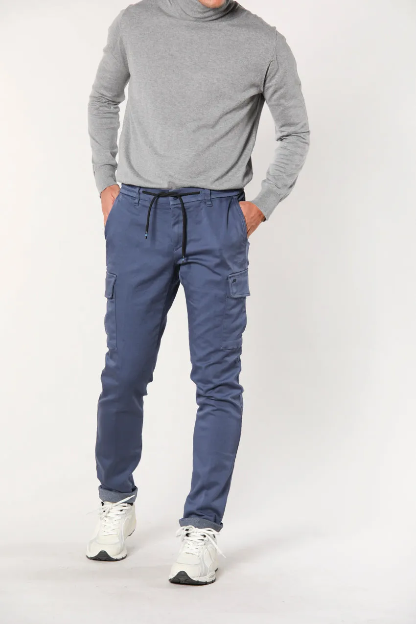 Chile Jogger Travel man active jersey cargo pants extra slim sold by Mason's