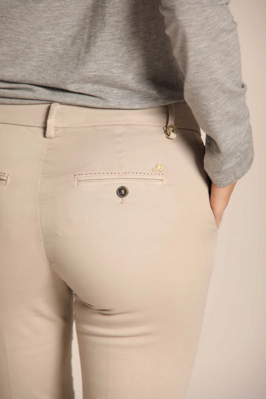 New York Trumpet women's chino pants in satin slim fit sold by Mason's product image thumbnail 3