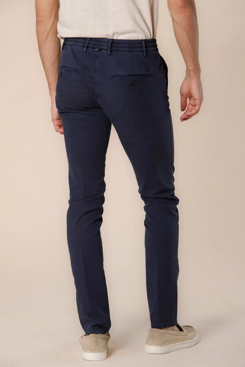 Milano Jogger men's chino jogger in cotton and tencel extra slim sold by Mason's product image thumbnail 3