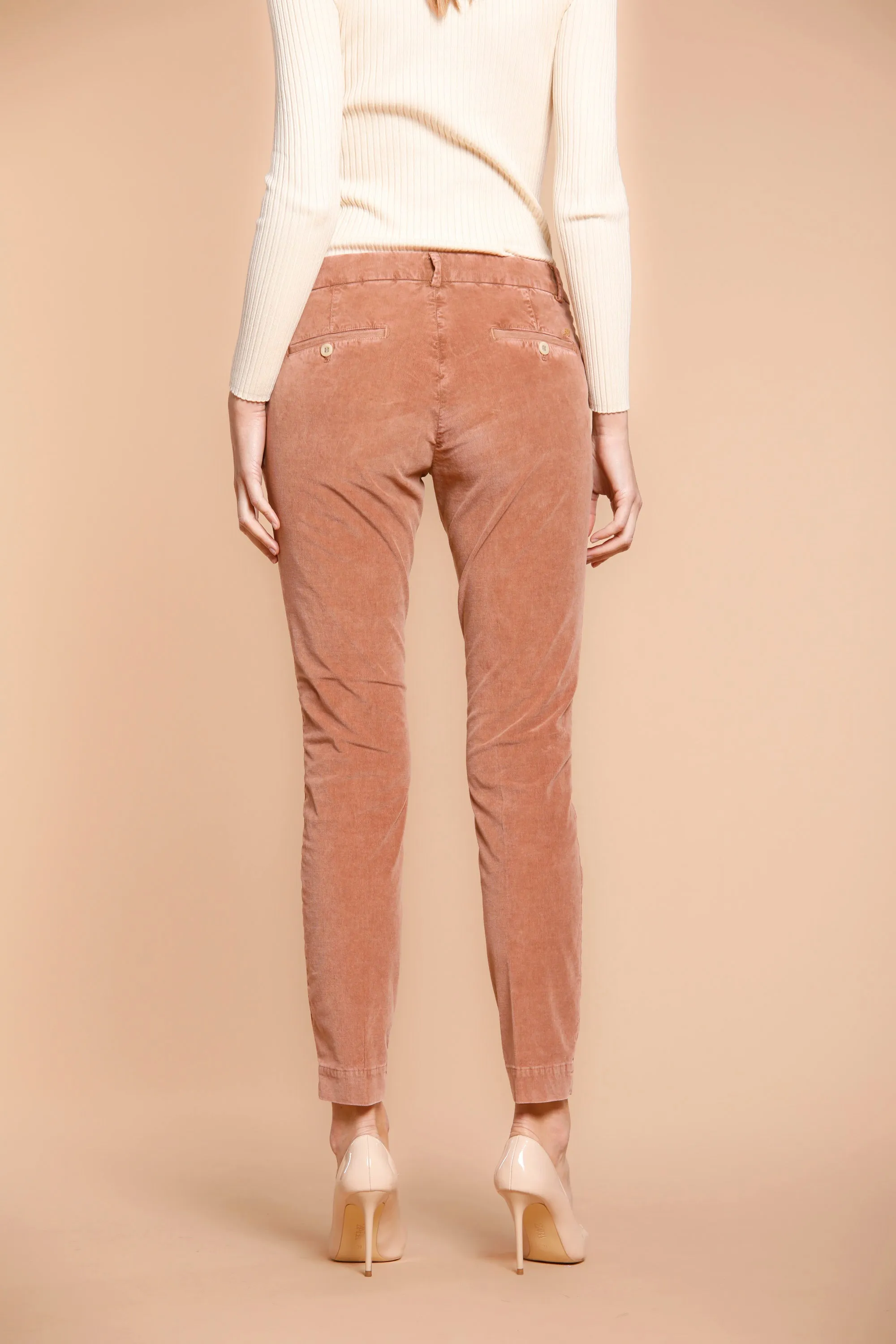 Jaqueline Archivio woman velvet milleraies chino pants curvy sold by Mason's product image thumbnail 4