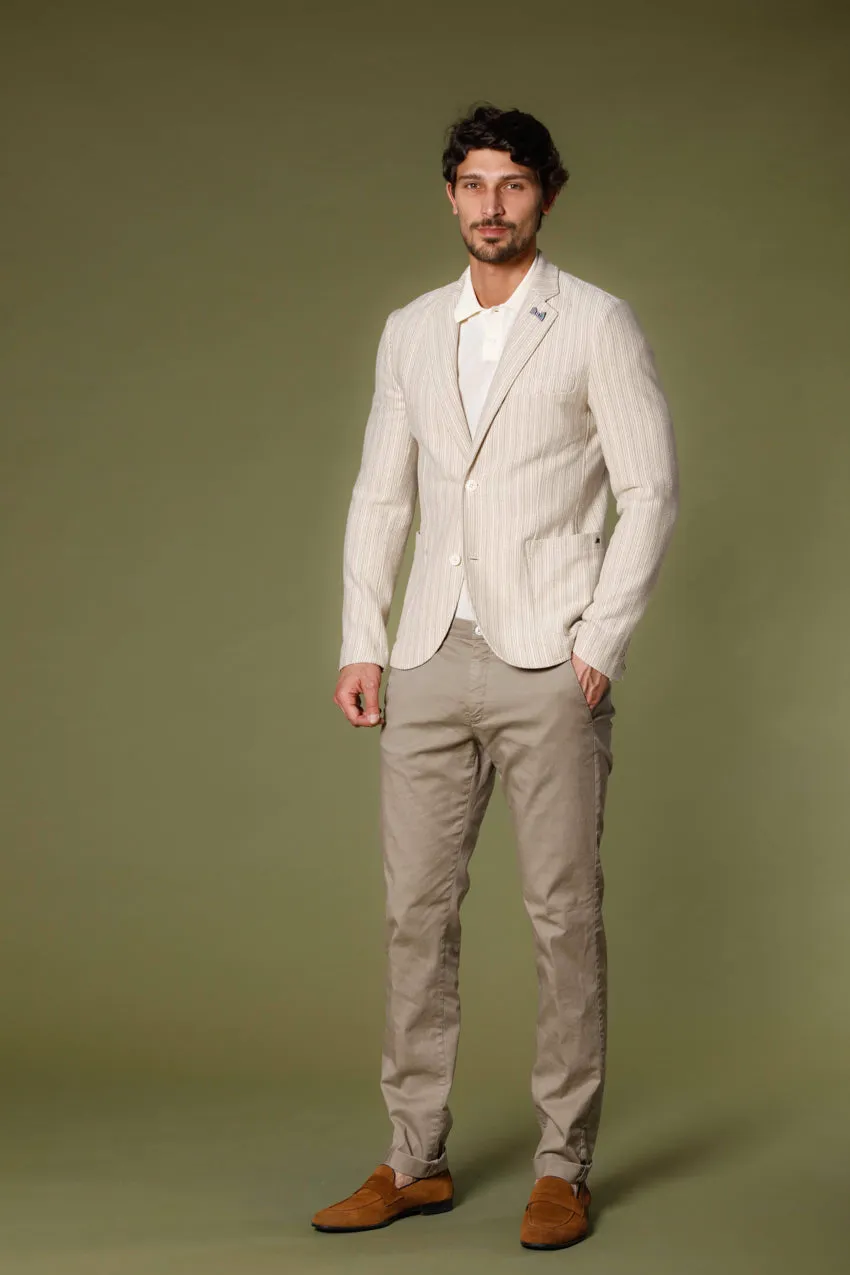 Torino Summer Color men's chino pants in cotton and tencel slim sold by Mason's product image thumbnail 2