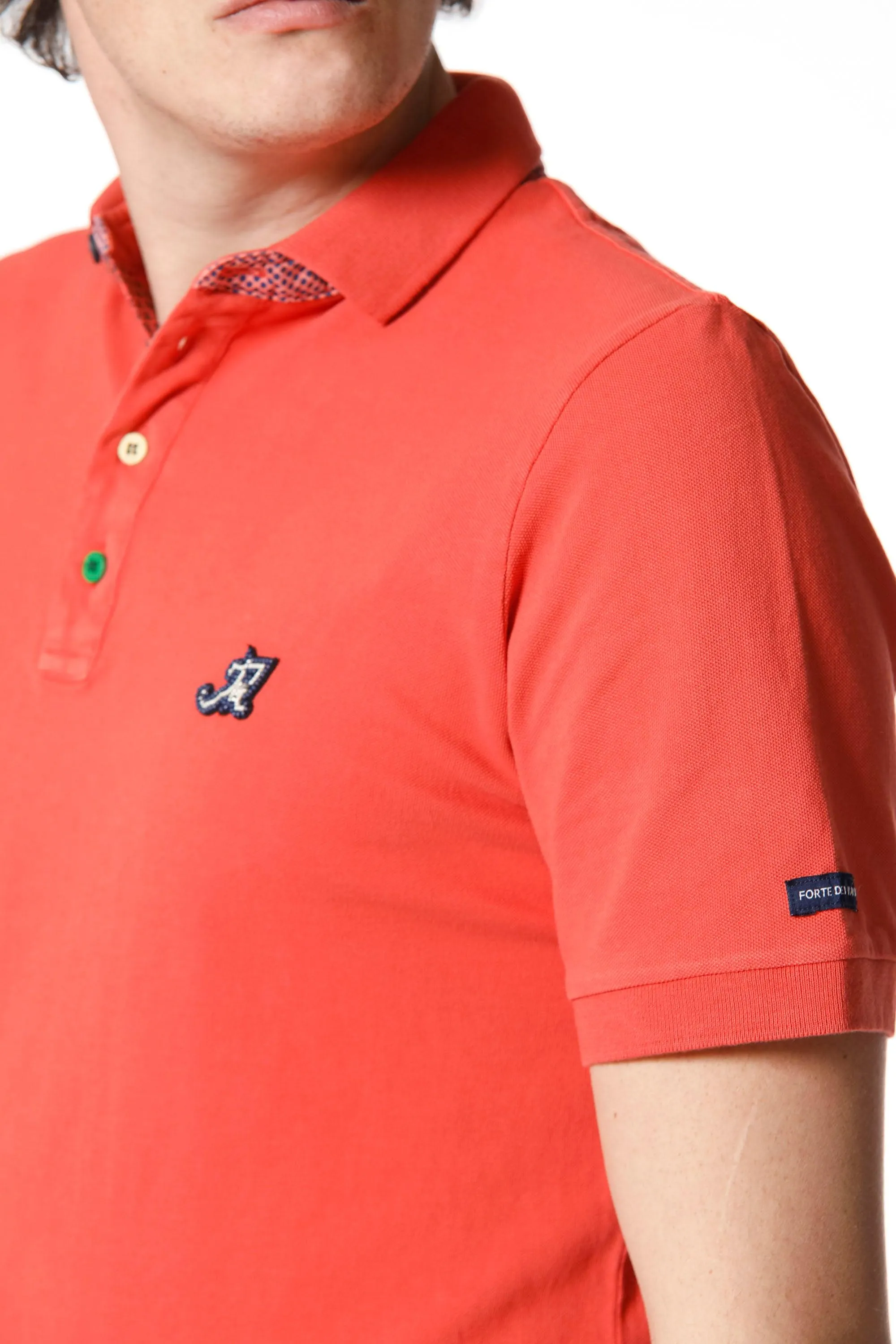 Leopardi man polo shirt in cotton with details sold by Mason's product image thumbnail 4