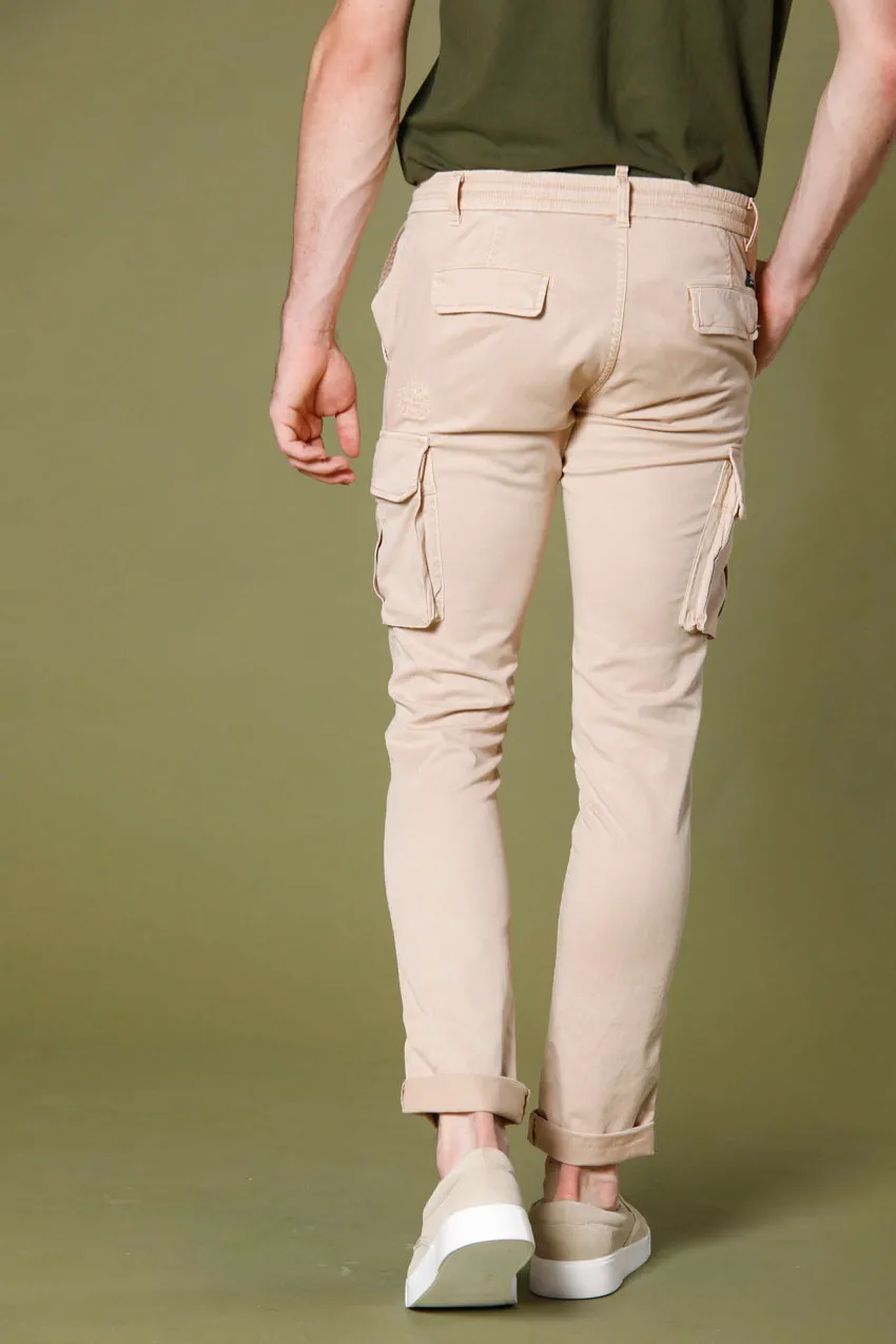 Chile Jogger men's cargo pants in tencel and cotton extra slim sold by Mason's product image thumbnail 4