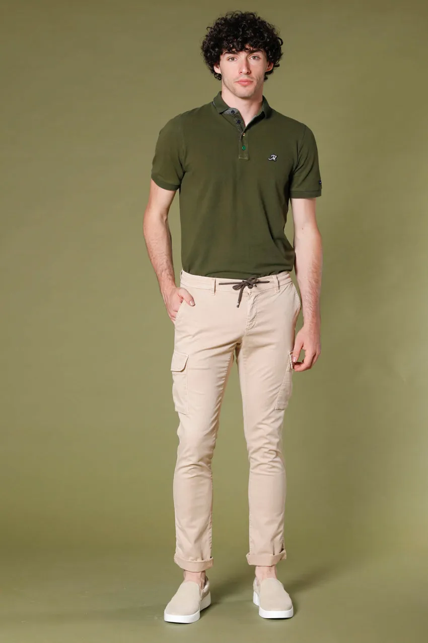 Chile Jogger men's cargo pants in tencel and cotton extra slim sold by Mason's product image thumbnail 2