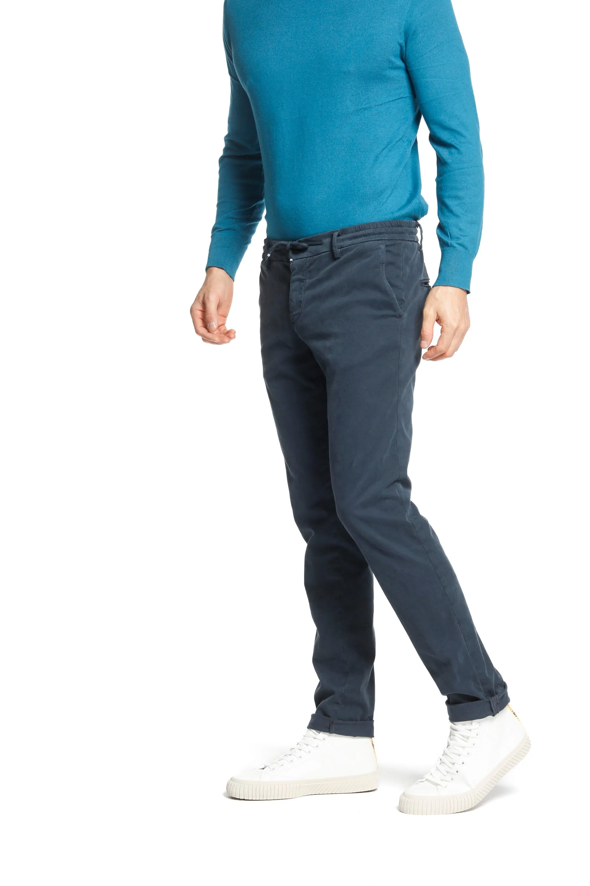 Milano Jogger man stretch gabardine chino pants extra slim sold by Mason's product image thumbnail 4