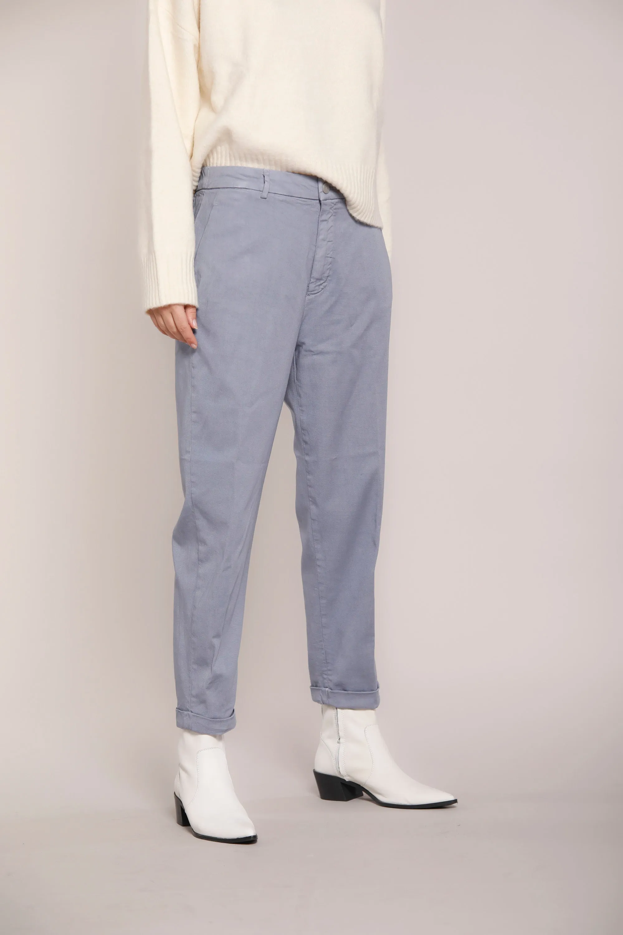 New York Cozy twill woman chino pants relaxed sold by Mason's product image thumbnail 2
