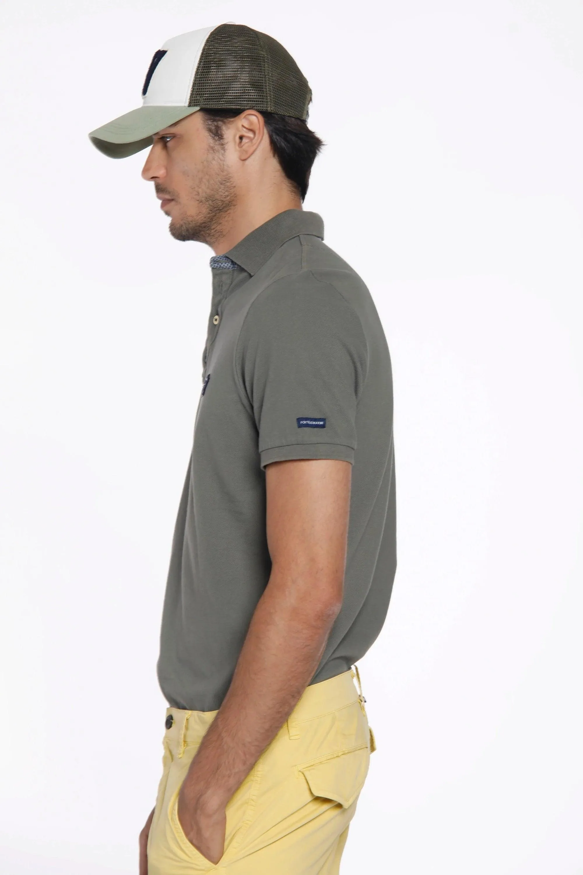 Leopardi man polo shirt in cotton with details sold by Mason's product image thumbnail 3