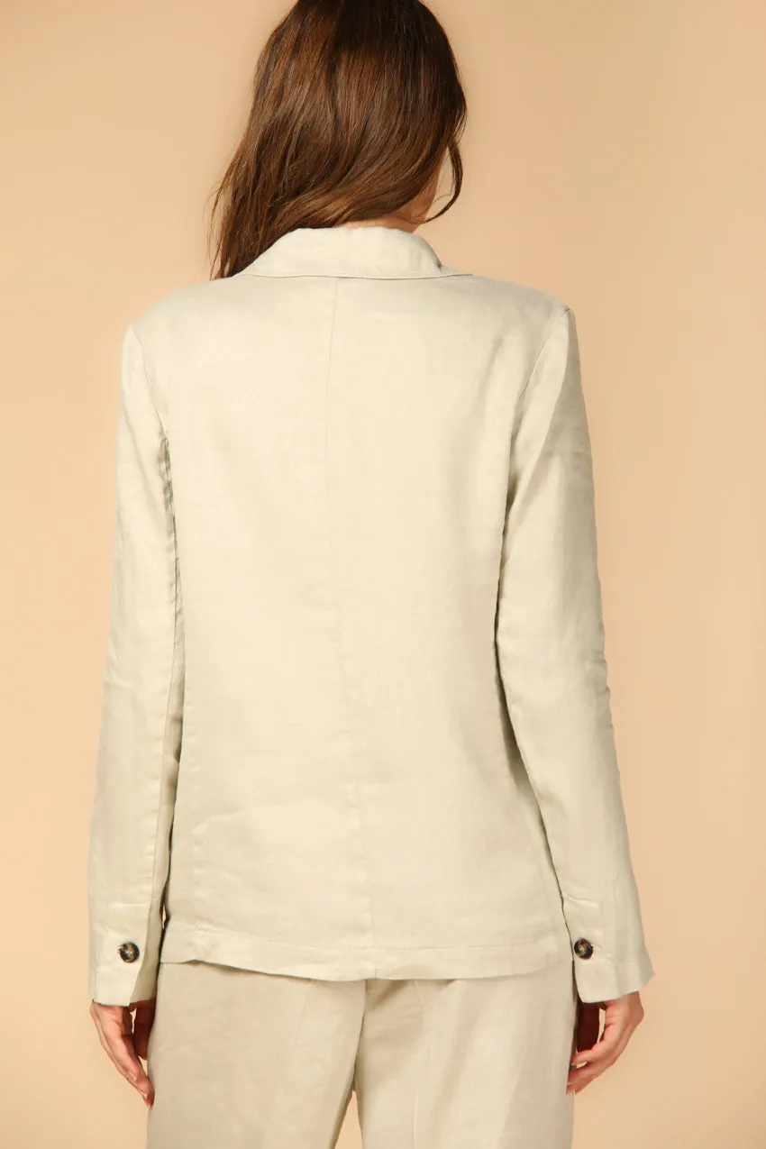 Helena woman's blazer in linen and viscose sold by Mason's product image thumbnail 4