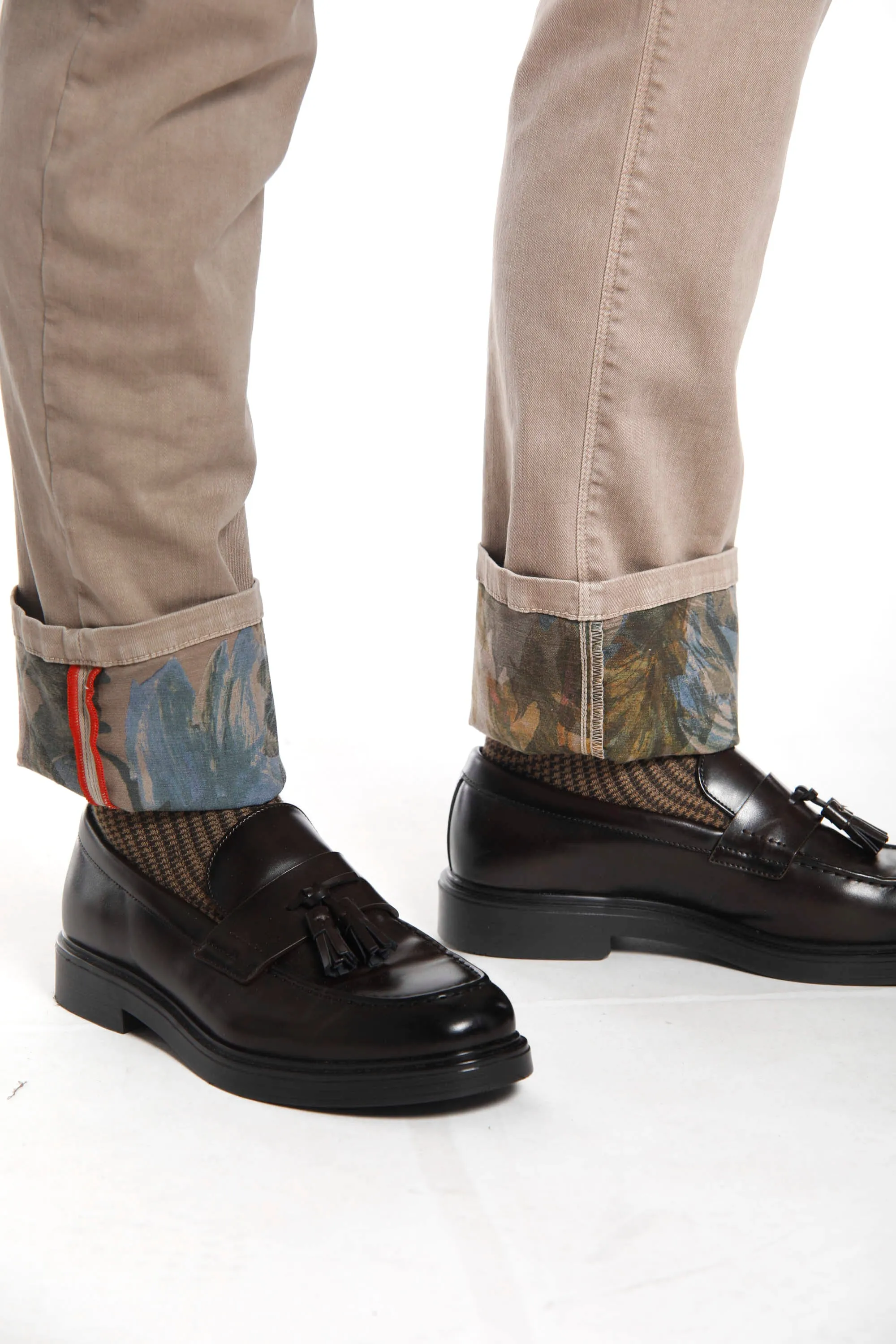 Harris 5 Pockets man denim pant in gabardine and details slim sold by Mason's product image thumbnail 4