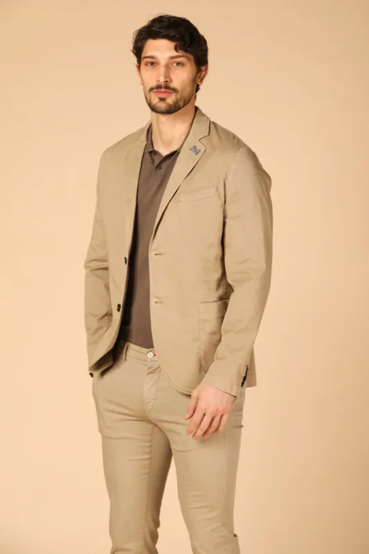 Da Vinci Summer men's blazer in cotton and tencel regular sold by Mason's