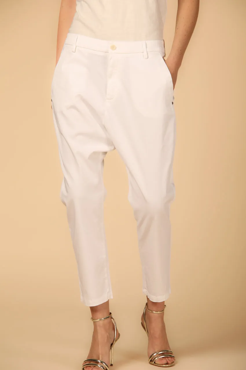 Malibu Jogger women's chino pants in gabardine relaxed ① sold by Mason's