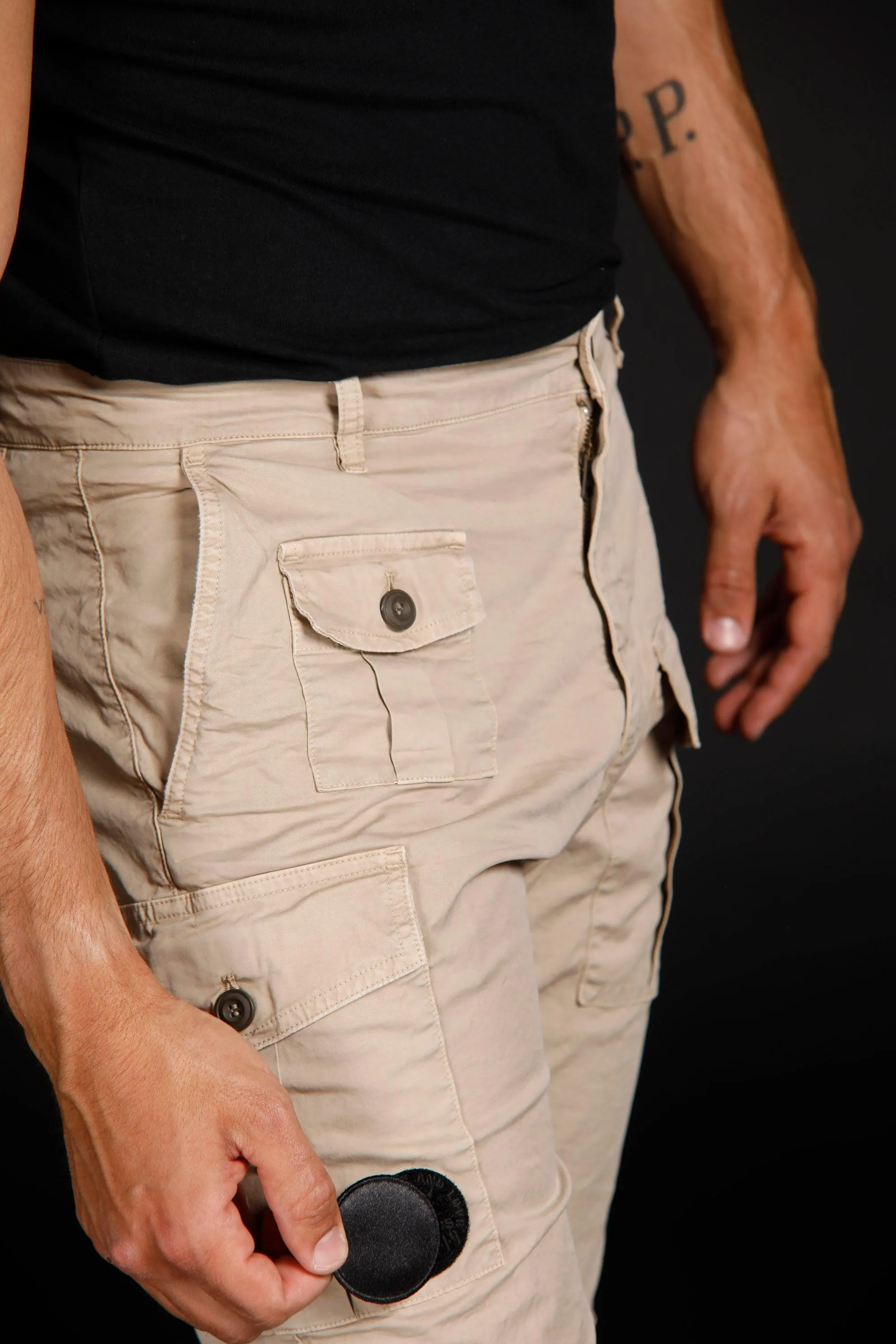 George man cargo bermuda Logo Edition in stretch cotton regular sold by Mason's product image thumbnail 4