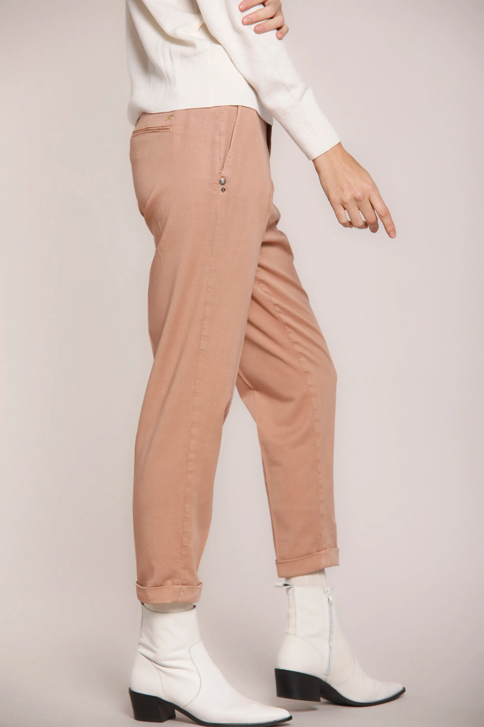 New York Cozy twill woman chino pants relaxed sold by Mason's product image thumbnail 4