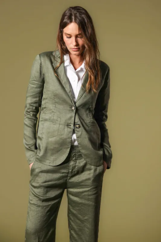 Helena woman's blazer in linen and viscose sold by Mason's