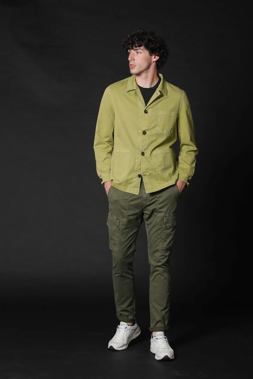 M74 Work Jacket men's field jacket logo edition in cotton and tencel ① sold by Mason's product image thumbnail 5
