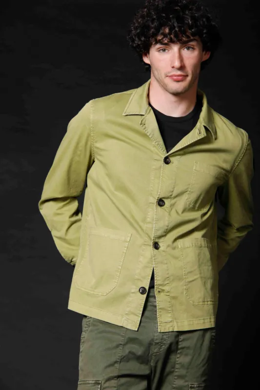 M74 Work Jacket men's field jacket logo edition in cotton and tencel ① sold by Mason's