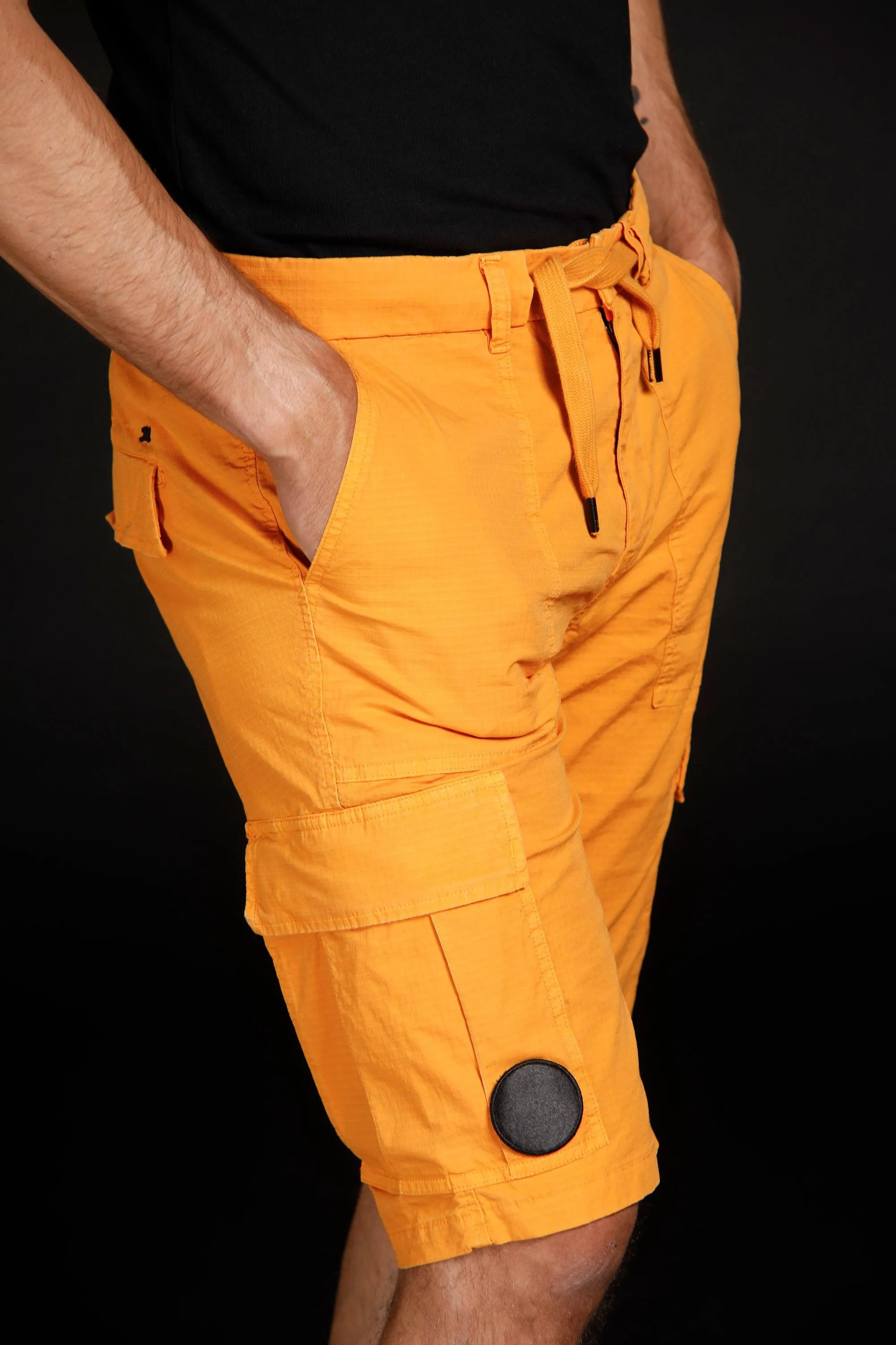 Rio de Janeiro man cargo bermuda Logo edition in cotone stretch regular sold by Mason's product image thumbnail 2