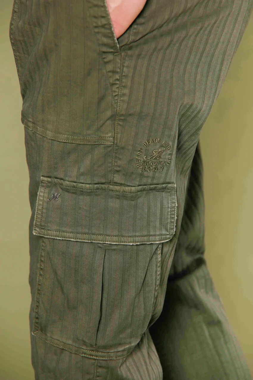 Cuba Buckle men's cargo pants in cotton resca 3D regular sold by Mason's product image thumbnail 2
