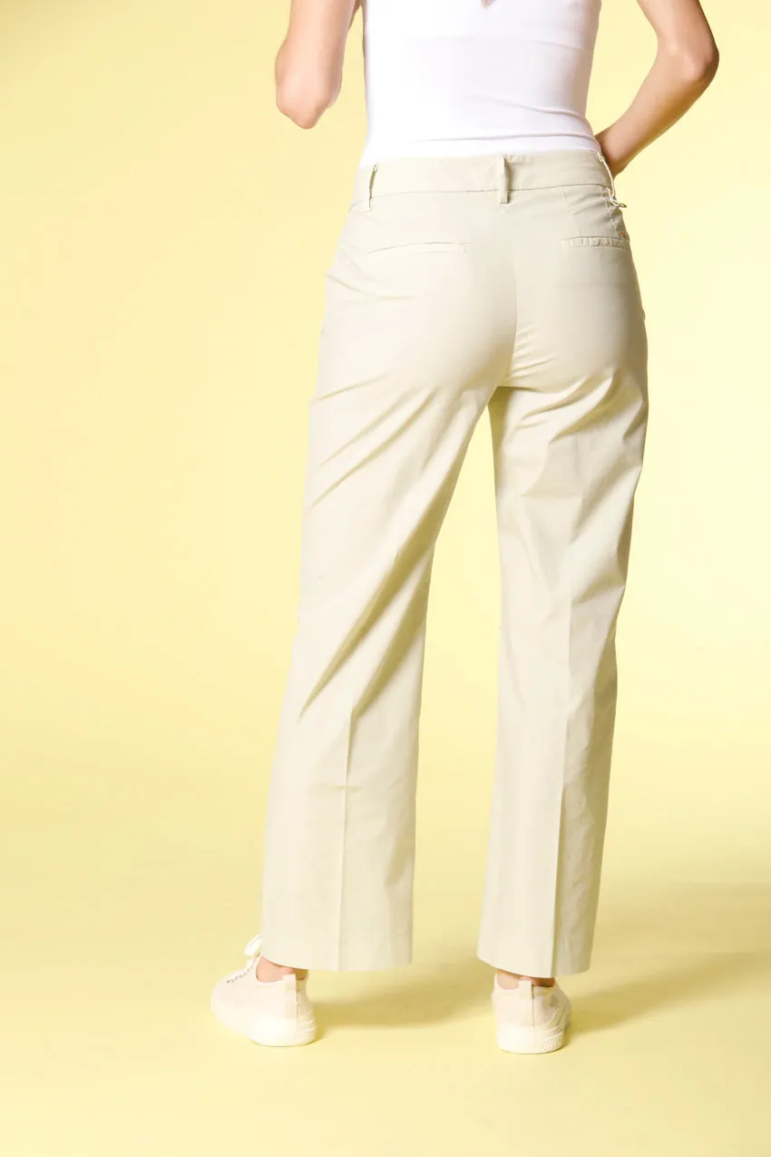 New York Cropped women's chino pants in cotton and tencel parachute fabric regular sold by Mason's product image thumbnail 3