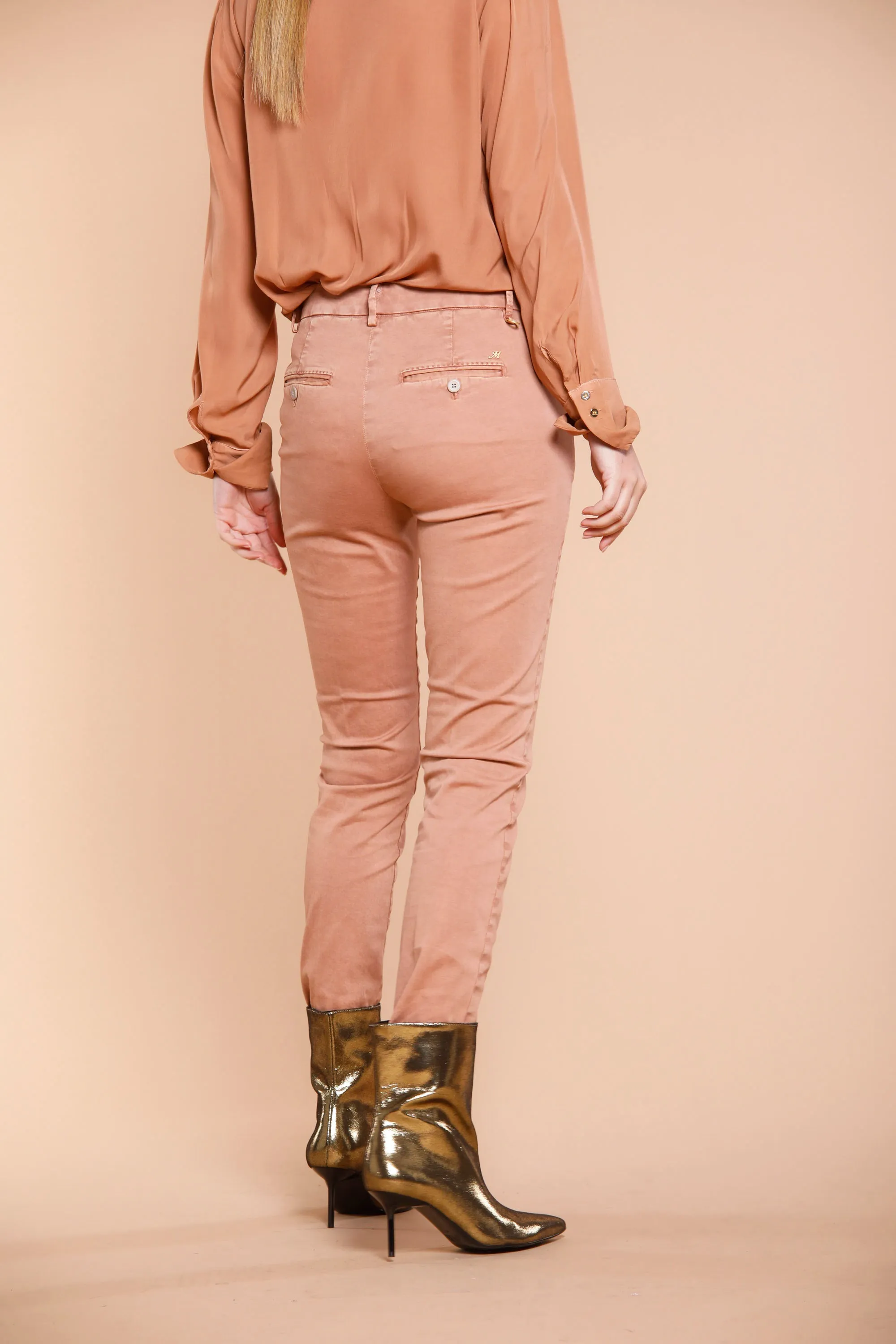 New York Slim woman satin chino pants sold by Mason's product image thumbnail 4