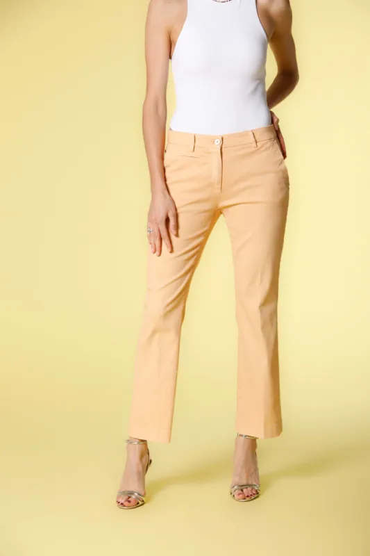 New York Trumpet women's chino pants in cotton and tencel piquet slim sold by Mason's