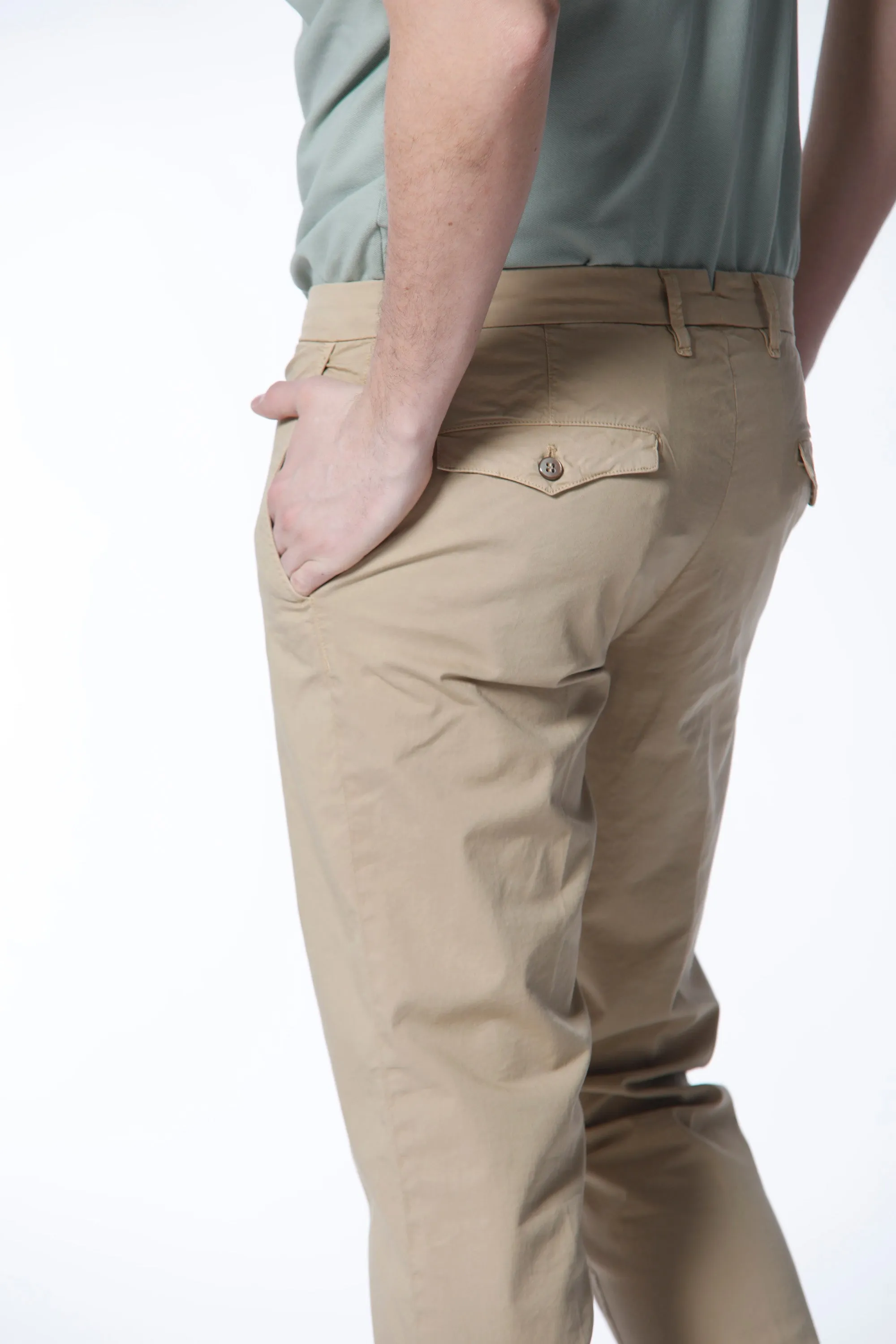 New York City man chino trousers in stretch cotton regular sold by Mason's product image thumbnail 3