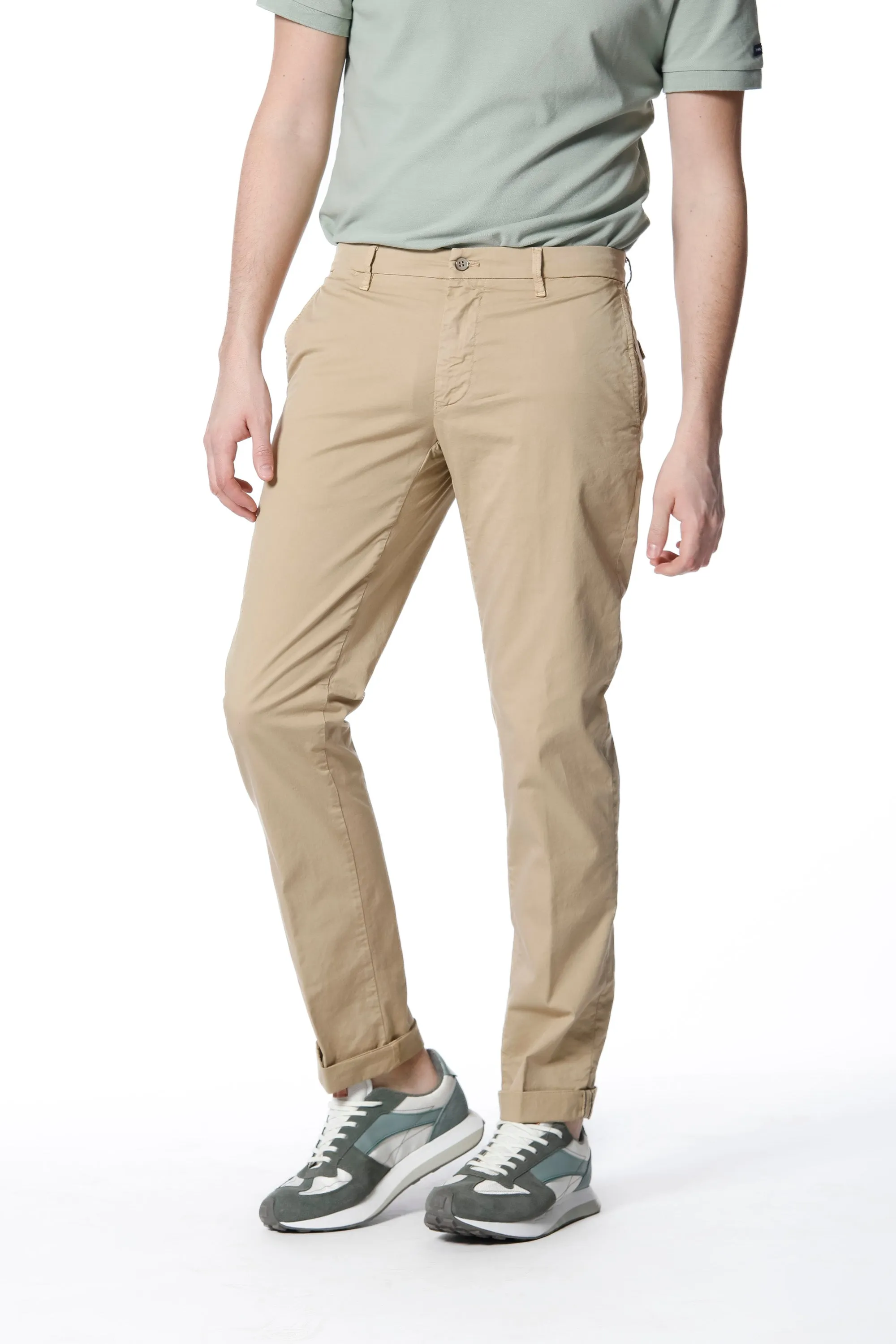 New York City man chino trousers in stretch cotton regular sold by Mason's product image thumbnail 2