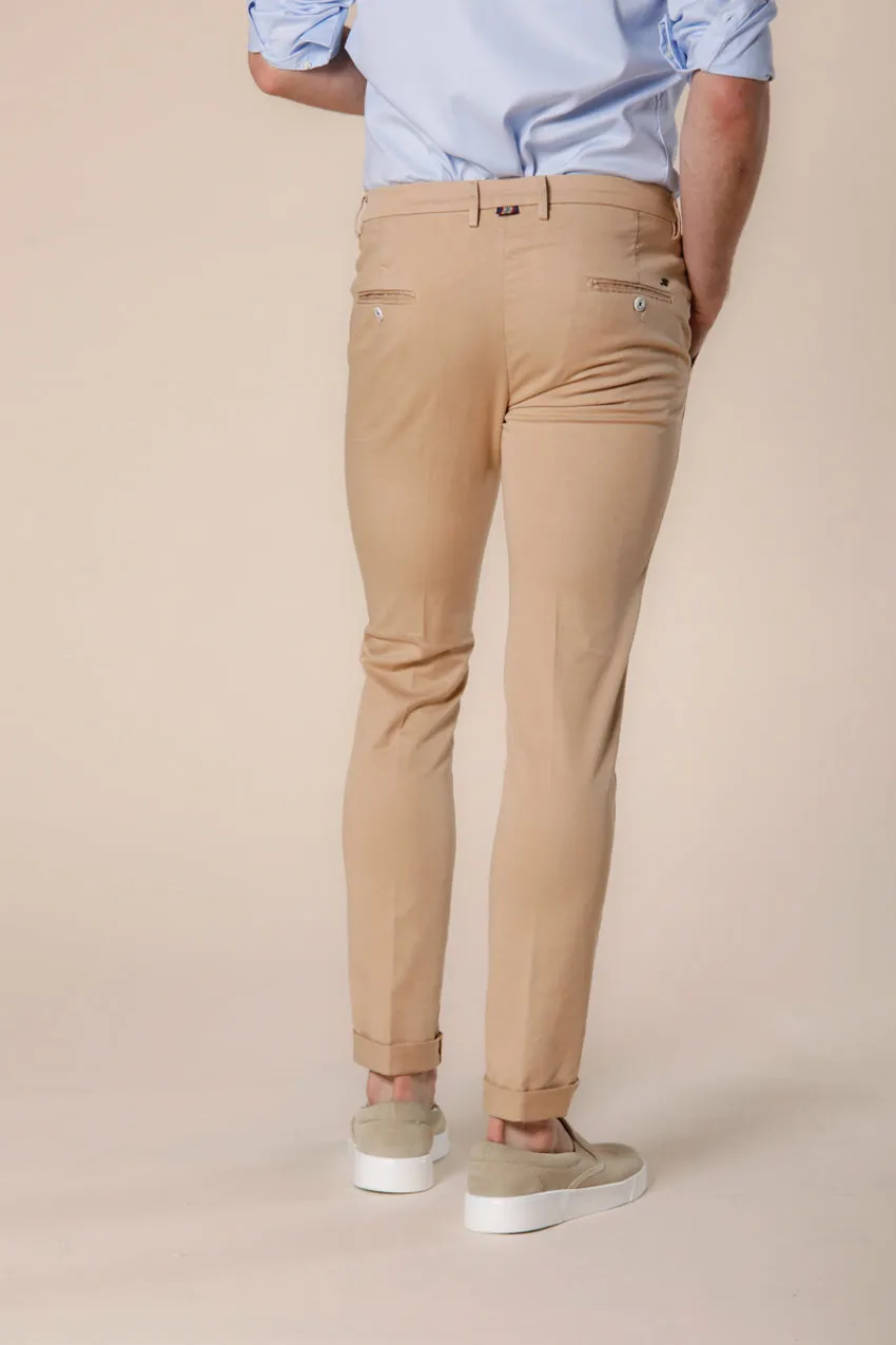 Torino Summer Color men's chino pants in cotton and tencel slim sold by Mason's product image thumbnail 4