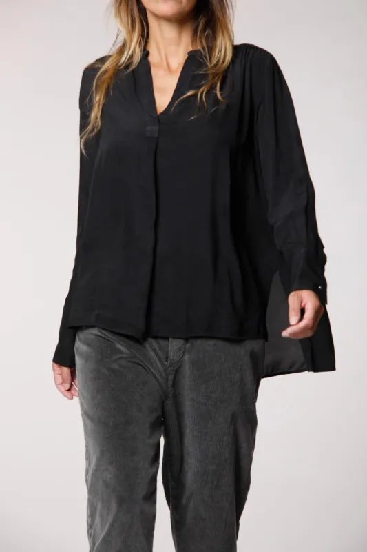 Adele W woman viscose shirt with long sleeves sold by Mason's
