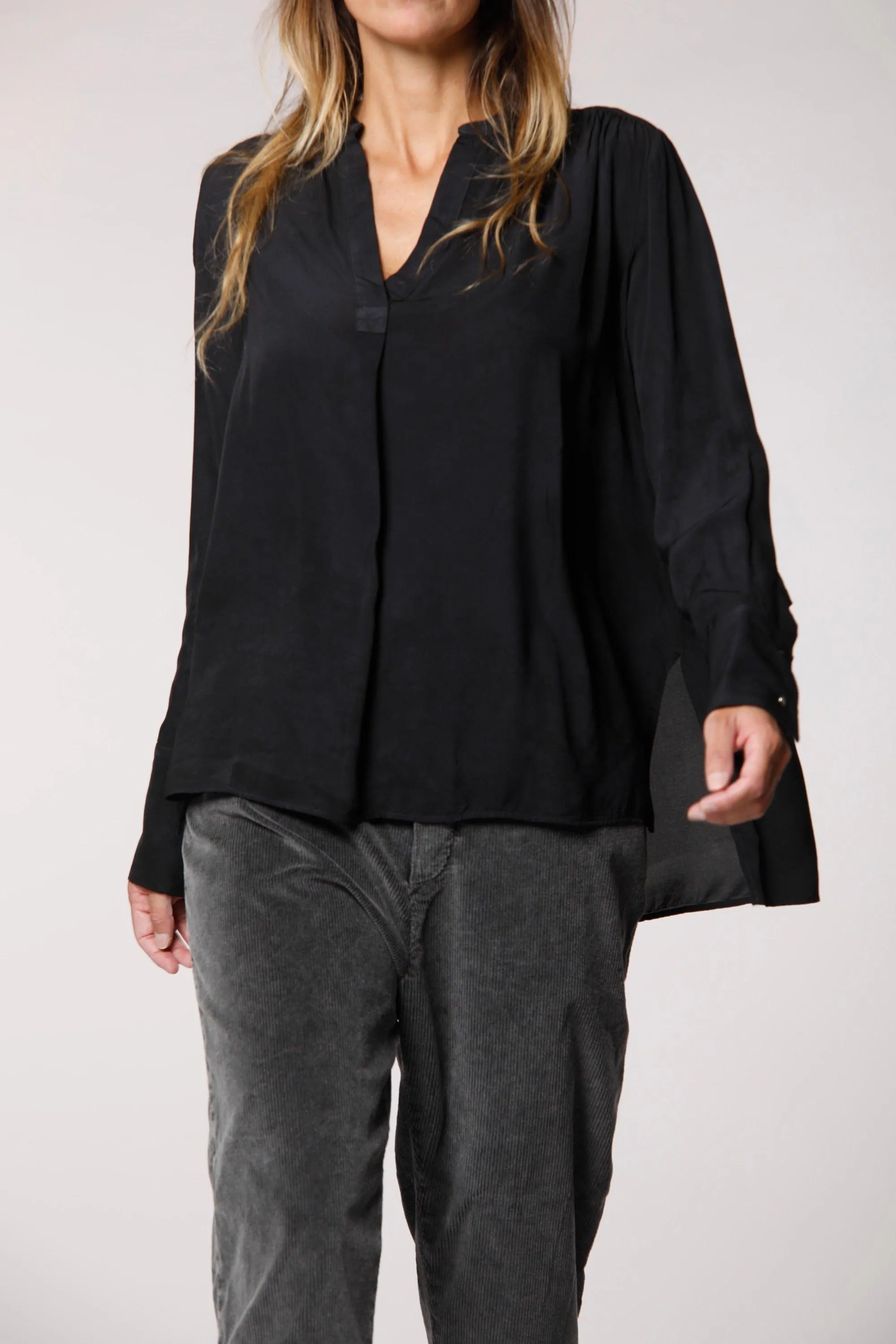 Adele W woman viscose shirt with long sleeves sold by Mason's