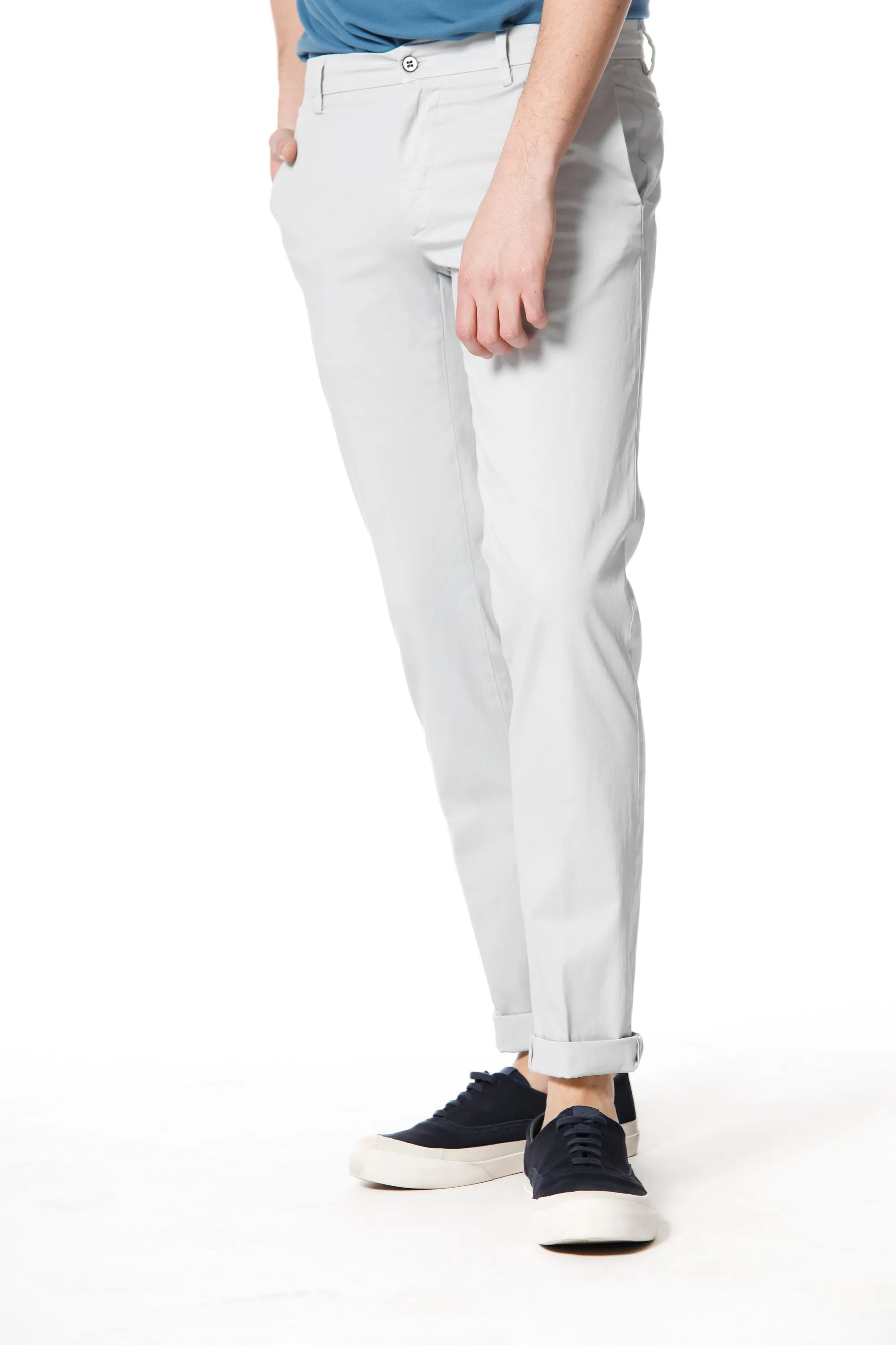 New York men's chino pants in stretch satin regular sold by Mason's product image thumbnail 2