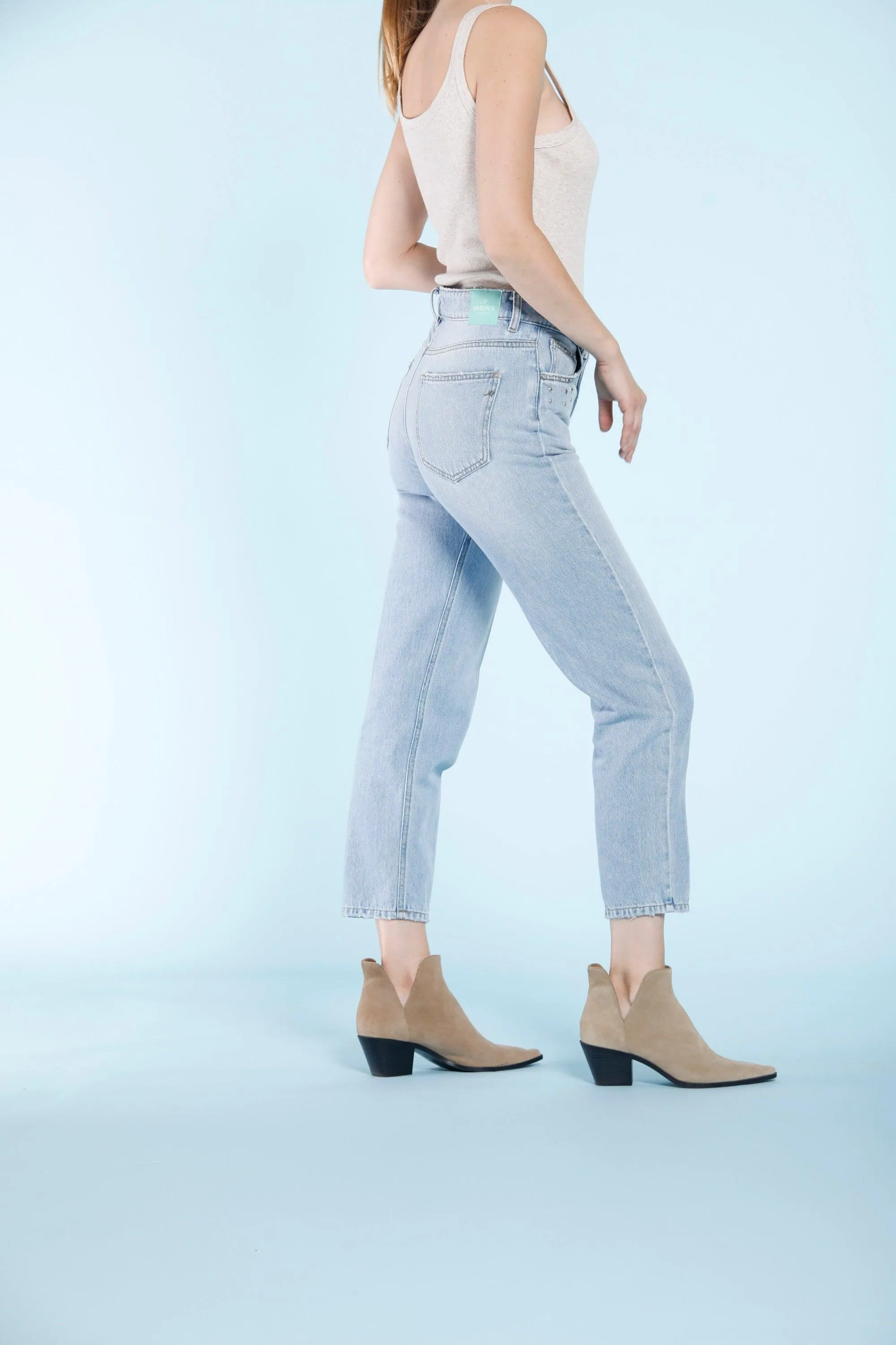 Agnes women's 5-pocket denim trousers with studs regular sold by Mason's product image thumbnail 2