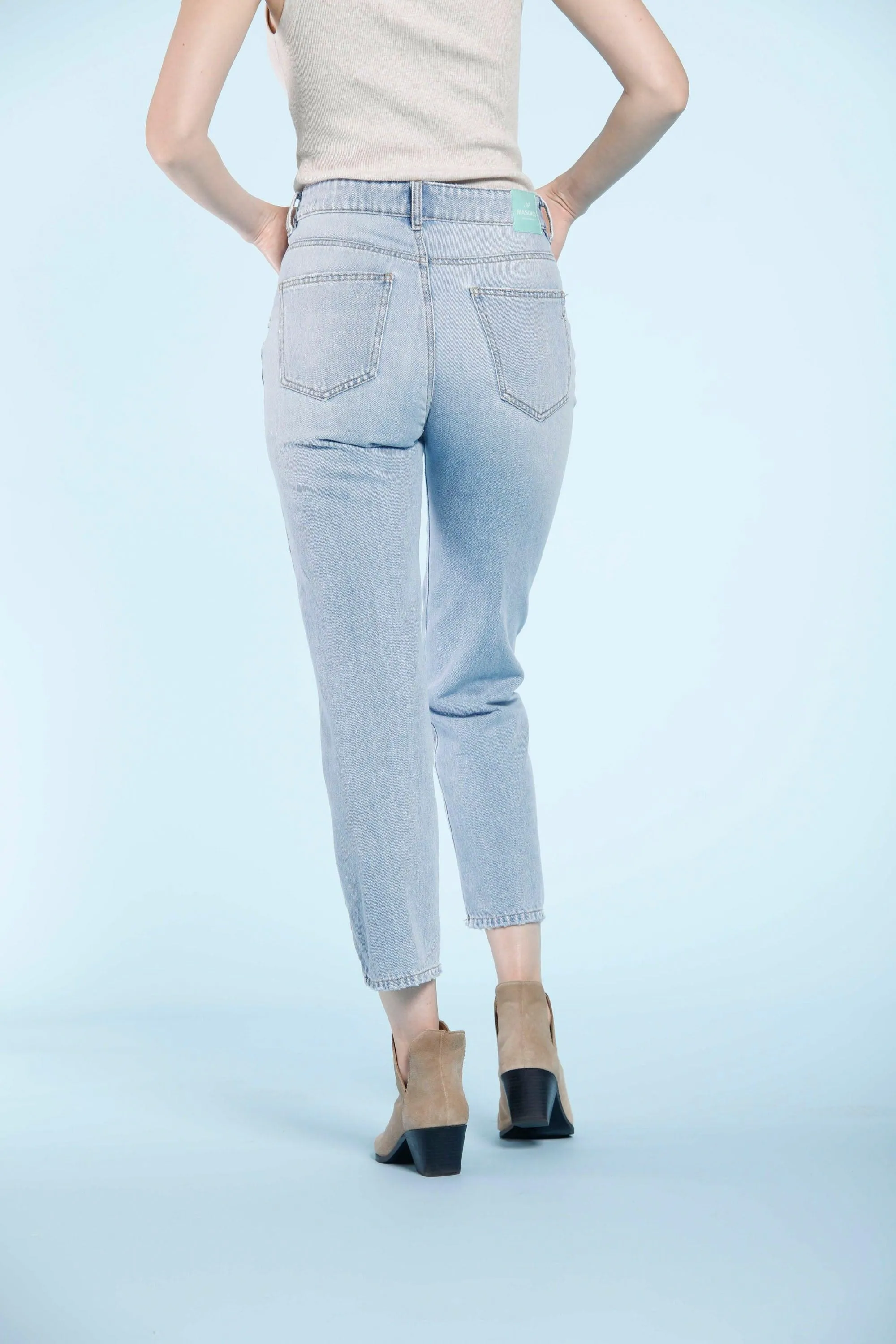 Agnes women's 5-pocket denim trousers with studs regular sold by Mason's product image thumbnail 3